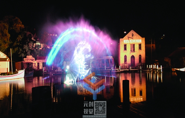 阿坝欢乐谷旅游景区水幕秀